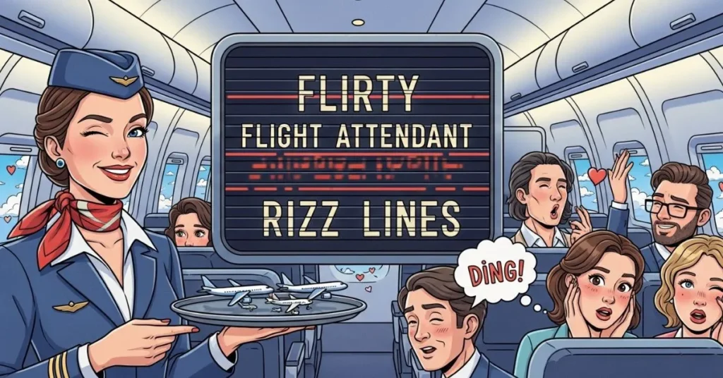 Flirty Flight Attendant Rizz Lines