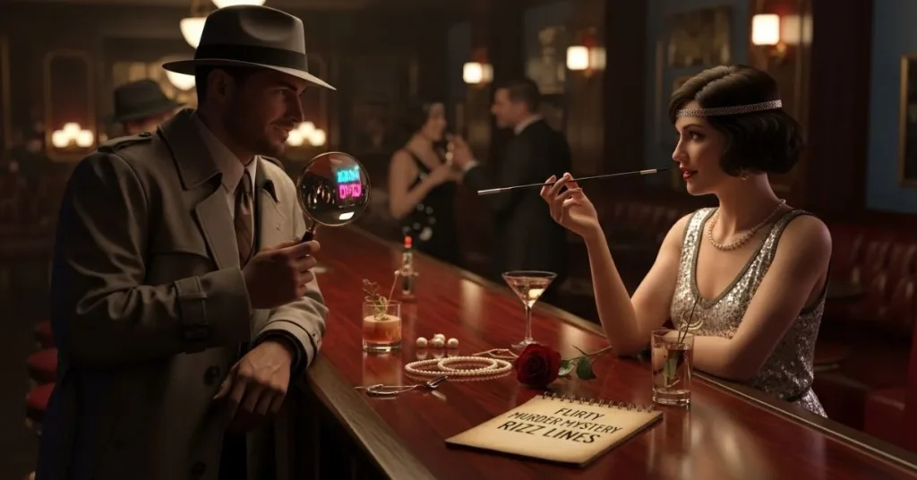Flirty Murder Mystery Rizz Lines