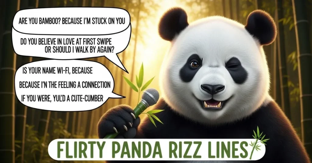 Flirty Panda Rizz Lines