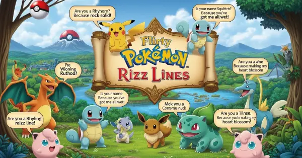 Flirty Pokémon Rizz Lines