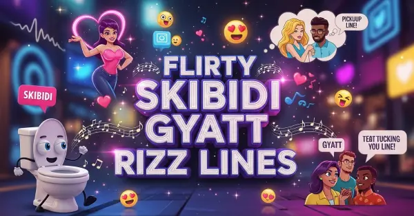 Flirty Skibidi Gyatt Rizz Lines