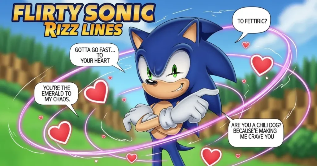  Flirty Sonic Rizz Lines