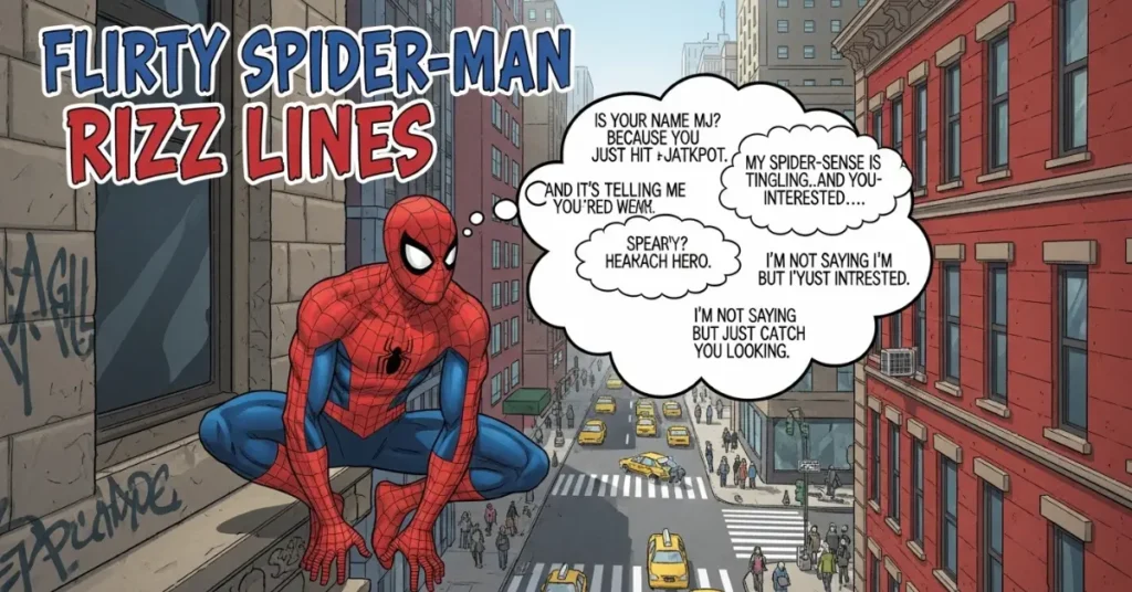 Flirty Spider Man Rizz Lines