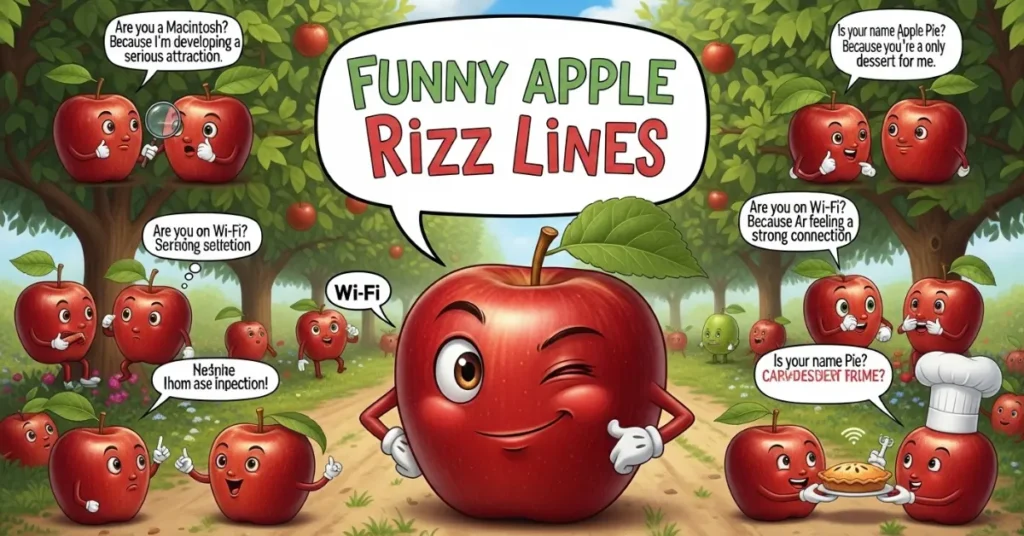 Funny Apple Rizz Lines