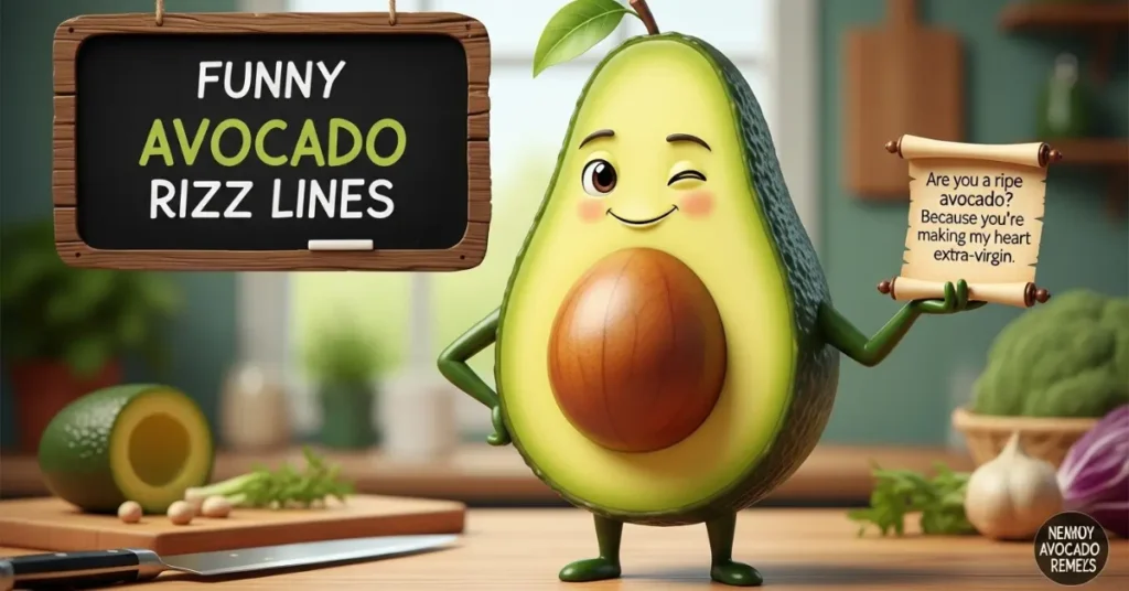 Funny Avocado Rizz Lines