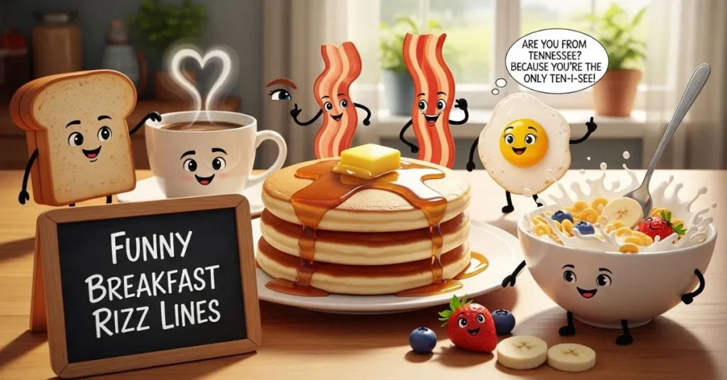 Funny Breakfast Rizz Lines