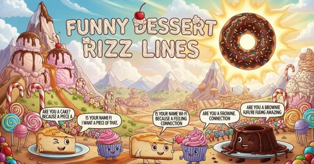 Funny Dessert Rizz Lines