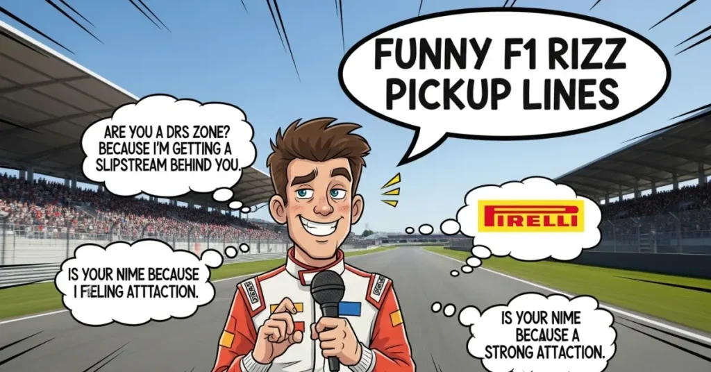 Funny F1 Rizz Pickup Lines