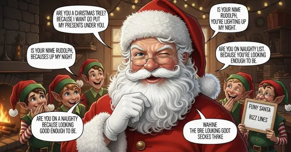  Funny Santa Rizz Lines