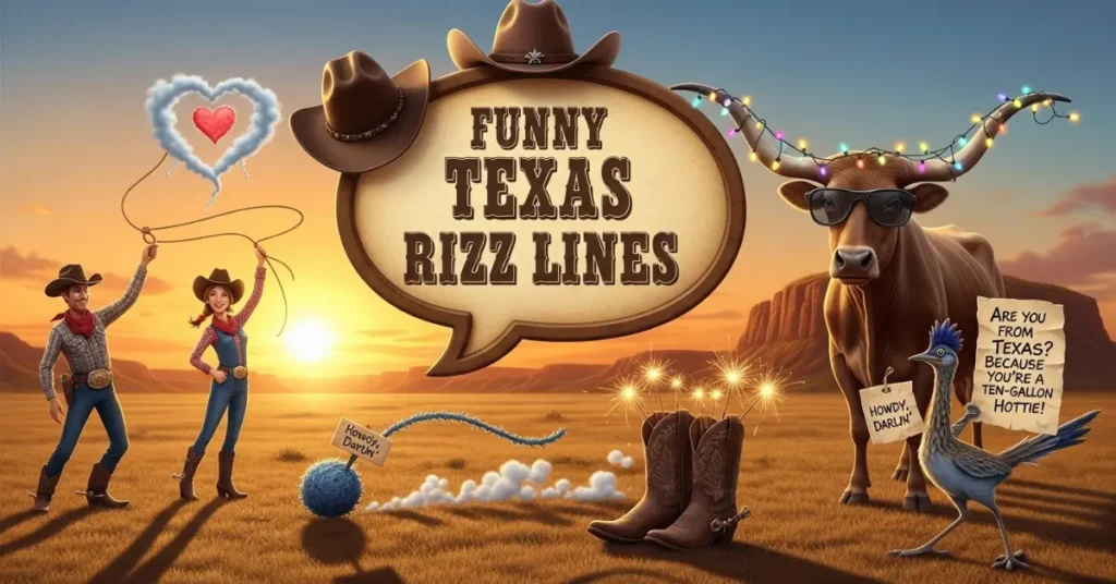 Funny Texas Rizz Lines