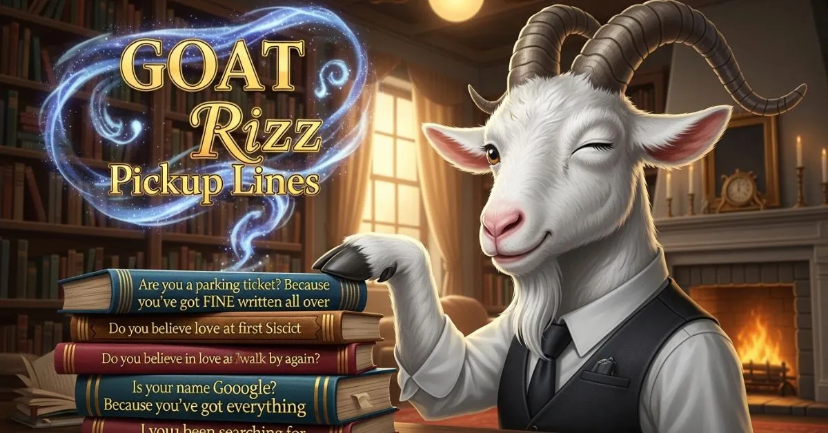 GOAT Rizz Pickup Lines