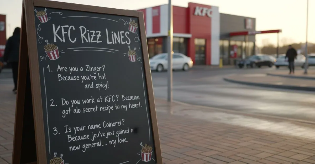 KFC Rizz Lines