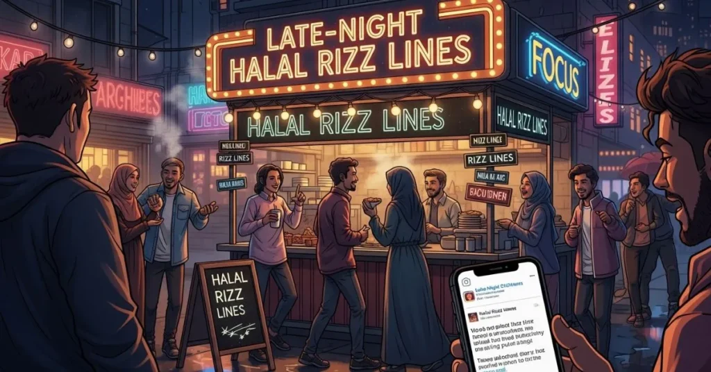 Late-Night Halal Rizz Lines