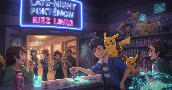 Late-Night Pokémon Rizz Lines
