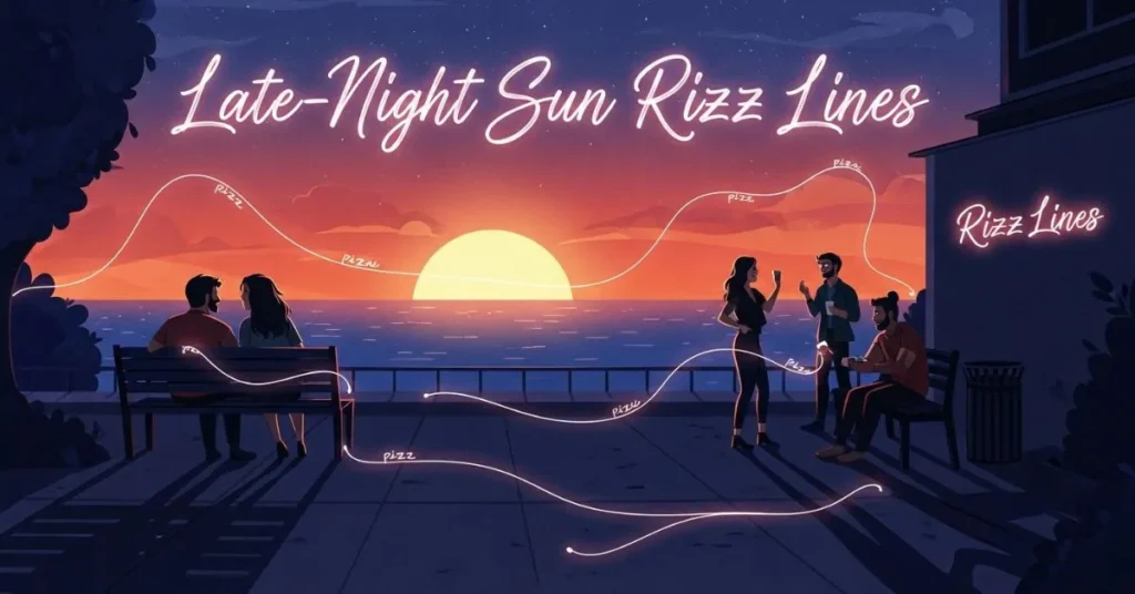 Late-Night Sun Rizz Lines