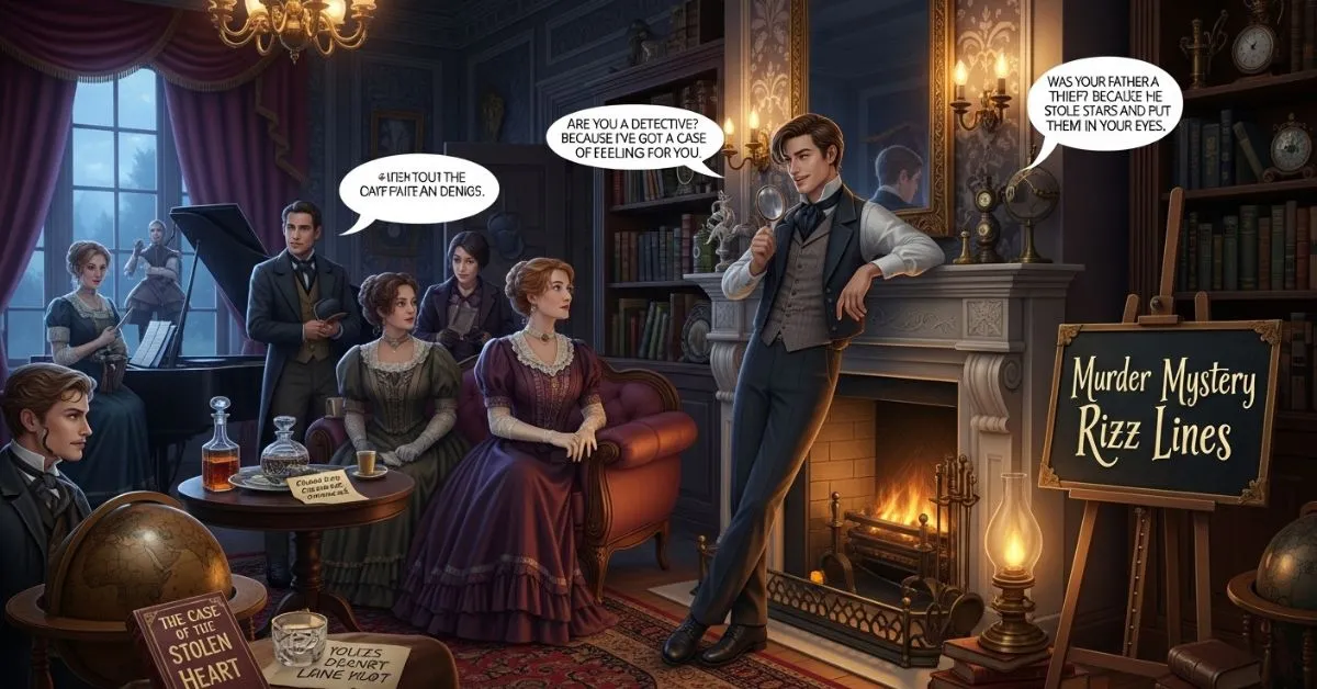 Murder Mystery Rizz Lines