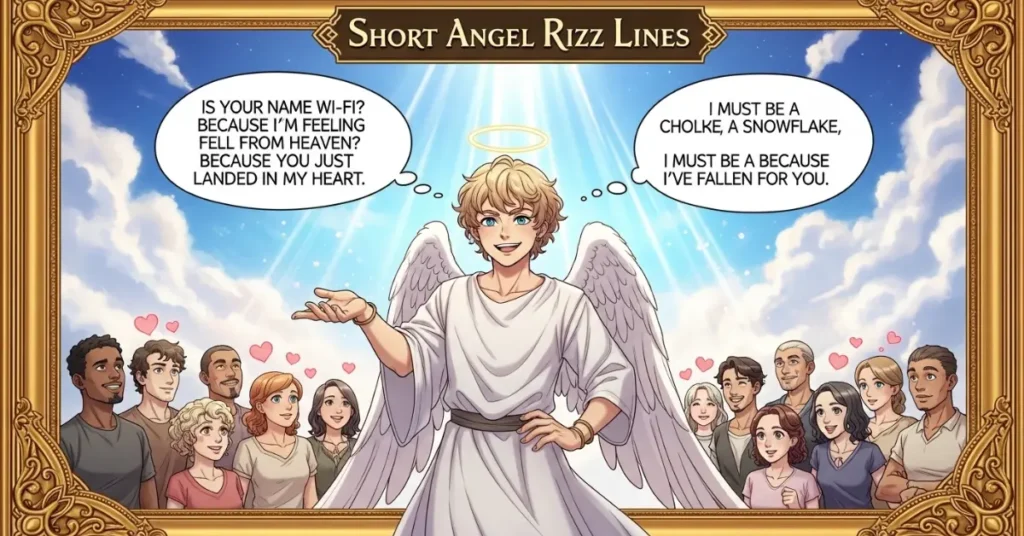 Short Angel Rizz Lines