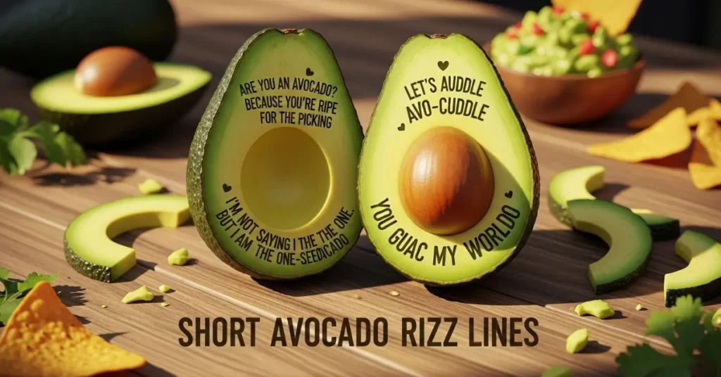 Short Avocado Rizz Lines
