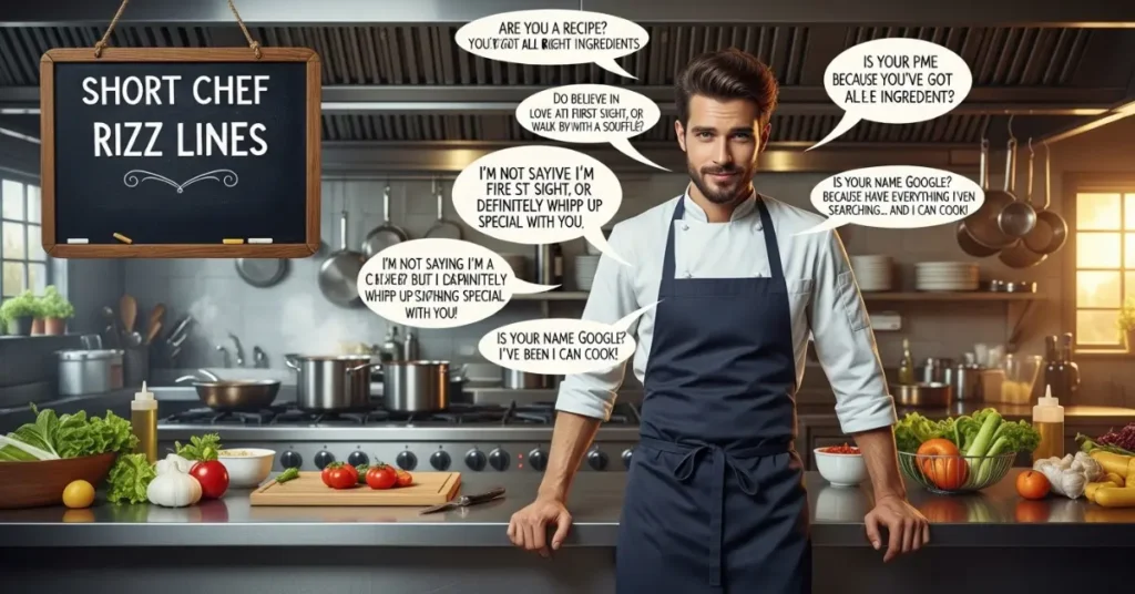 Short Chef Rizz Lines
