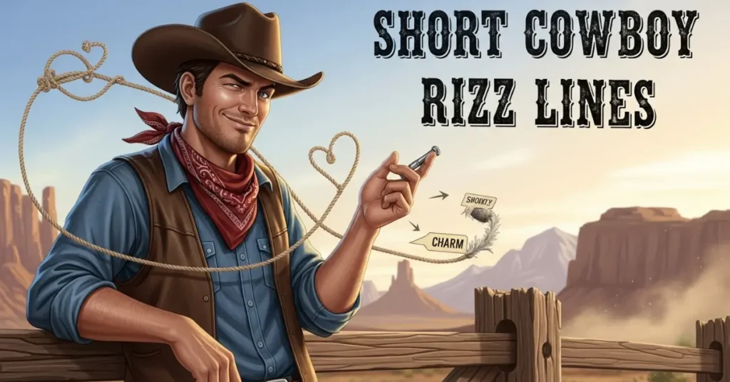 Short Cowboy Rizz Lines