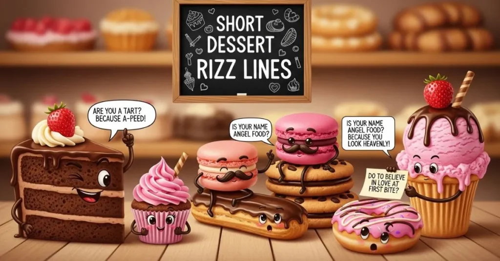  Short Dessert Rizz Lines