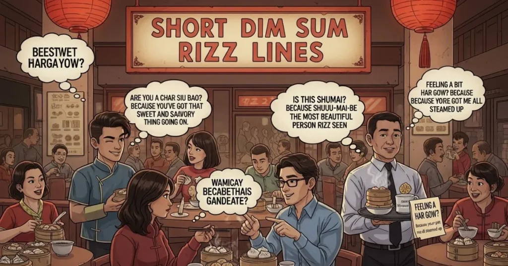 Short Dim Sum Rizz Lines