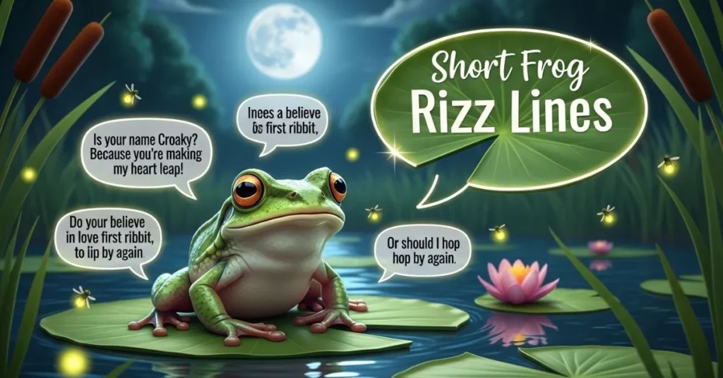 Short Frog Rizz Lines