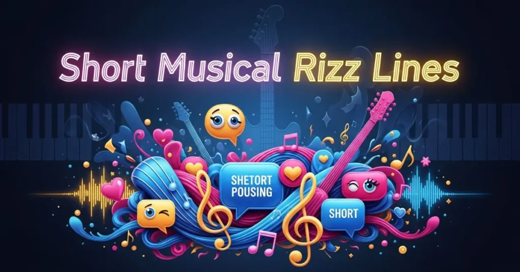 Short Musical Rizz Lines