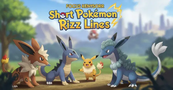 Short Pokémon Rizz Lines
