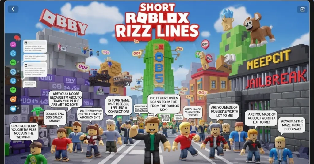  Short Roblox Rizz Lines