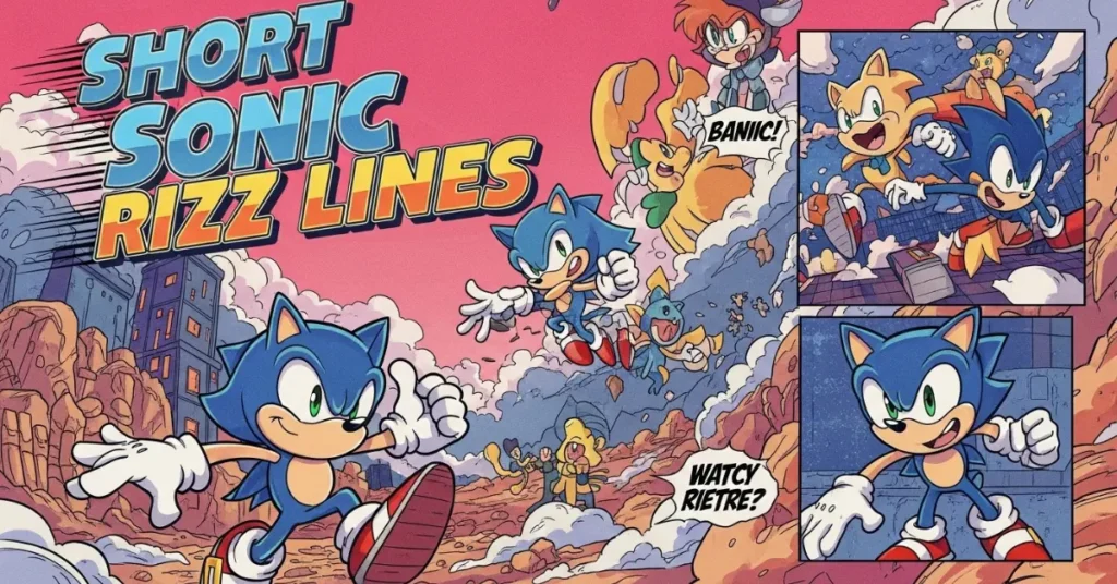 Short Sonic Rizz Lines
