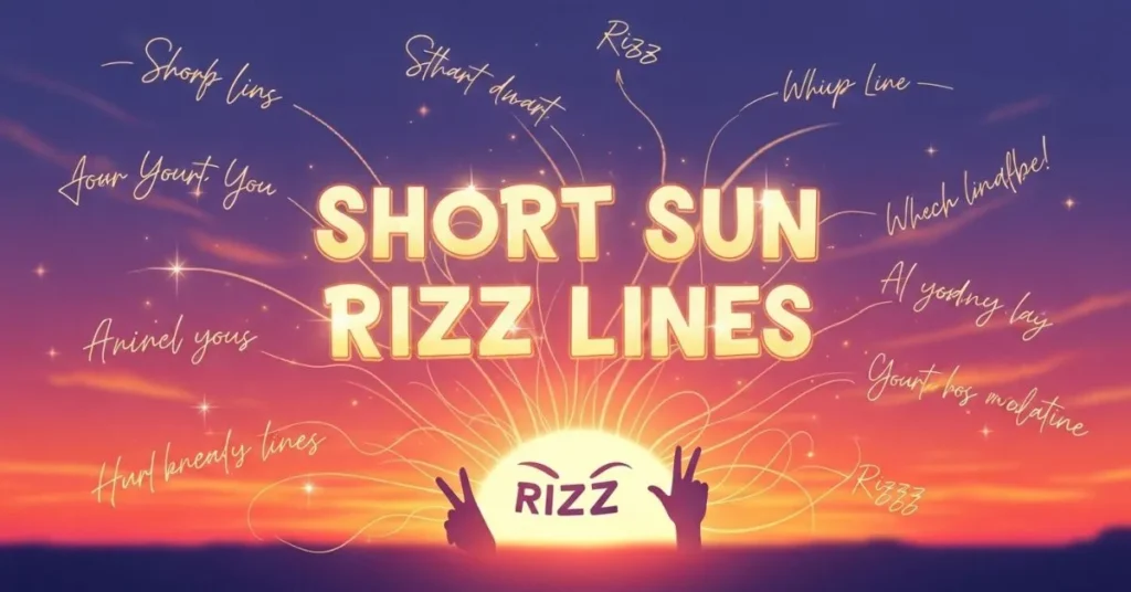 Short Sun Rizz Lines