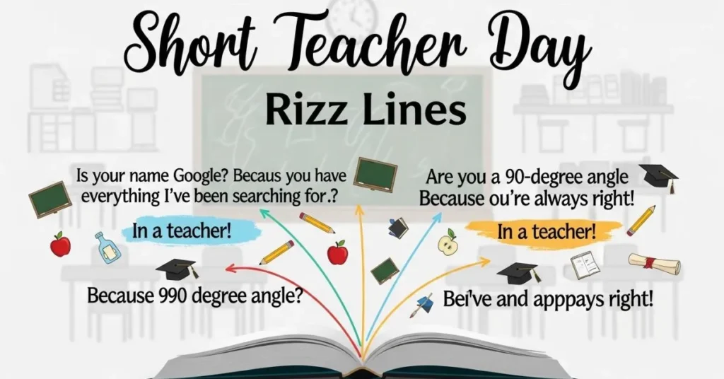 Short Teacher Day Rizz Lines