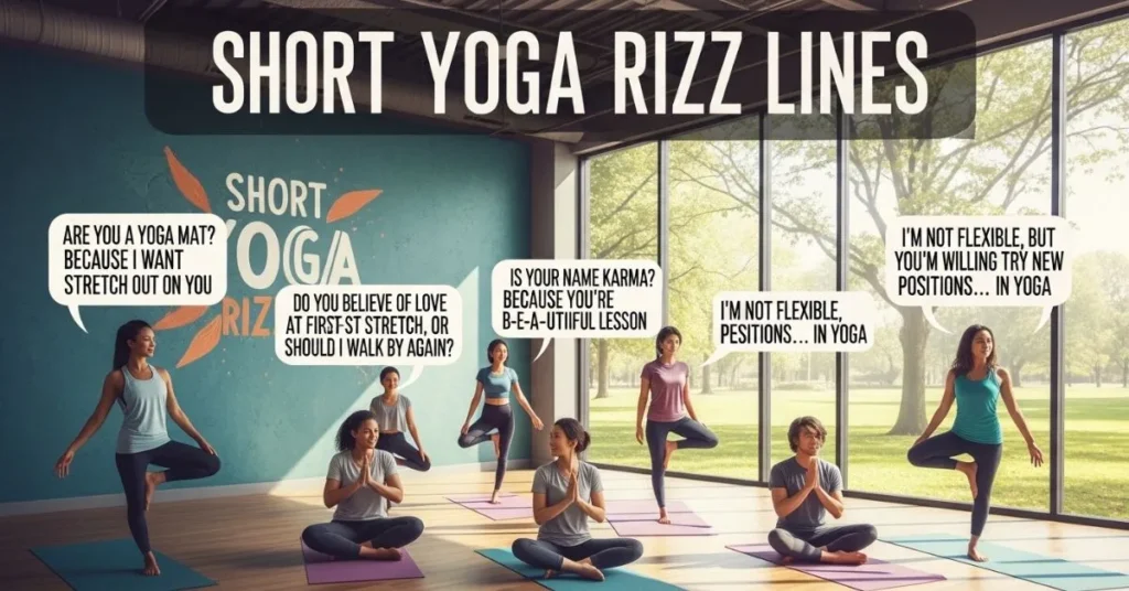 Short Yoga Rizz Lines