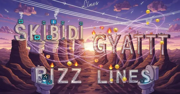 Skibidi Gyatt Rizz Lines