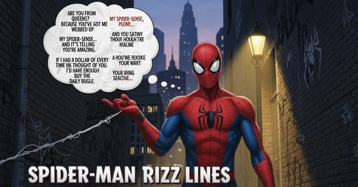 Spider Man Rizz Lines