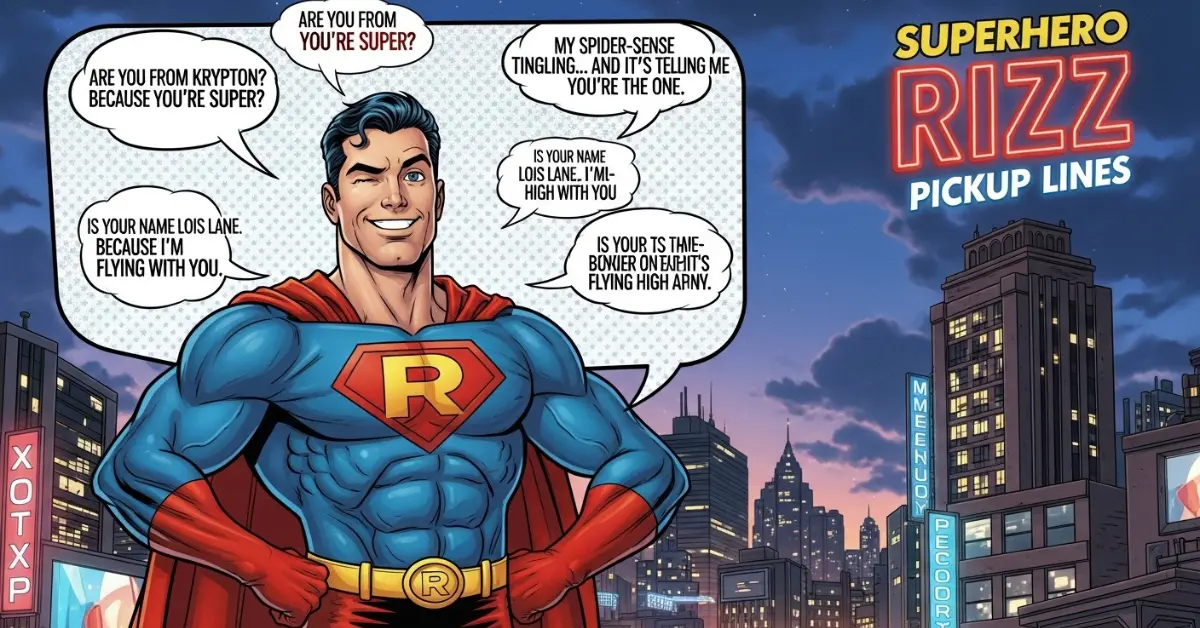 Superhero Rizz Pickup Lines