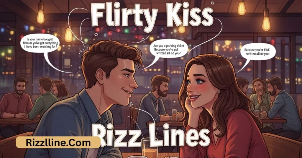 Flirty Kiss Rizz Lines