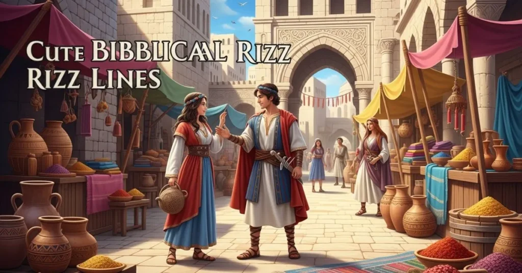 Cute Biblical Rizz Lines