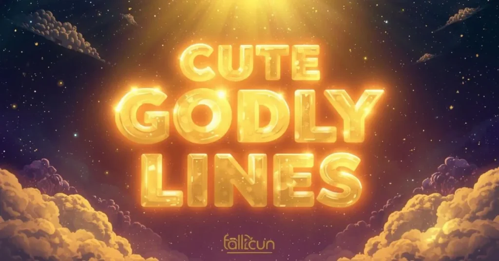 Cute Godly Rizz Lines