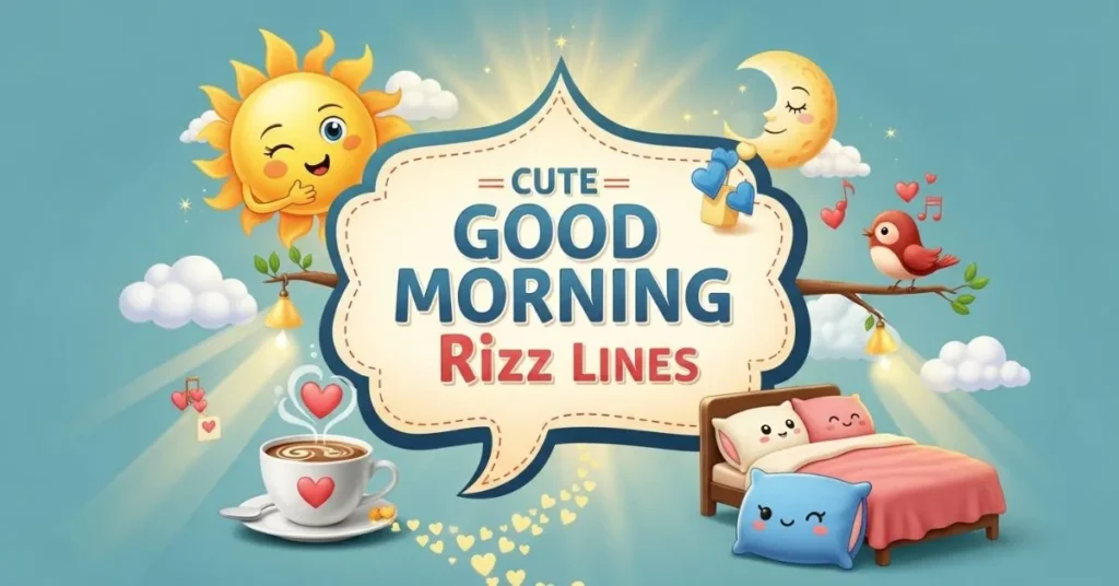 Cute Good Morning Rizz Lines