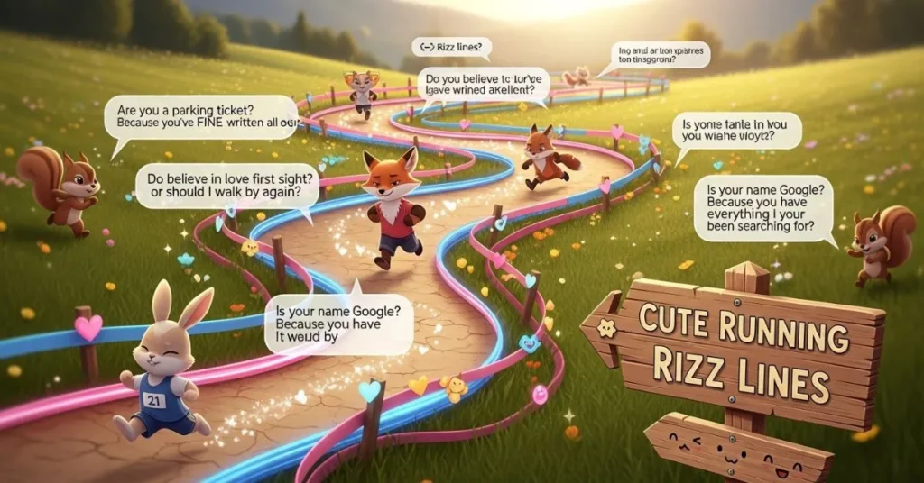 Cute Running Rizz Lines