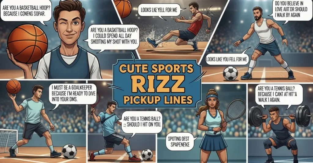 Cute Sports Rizz Pickup Lines