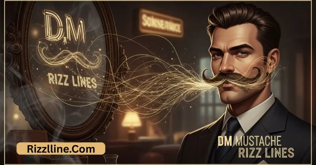 DM Mustache Rizz Lines