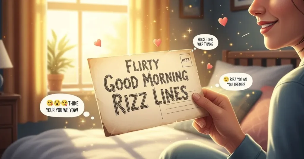 Flirty Good Morning Rizz Lines