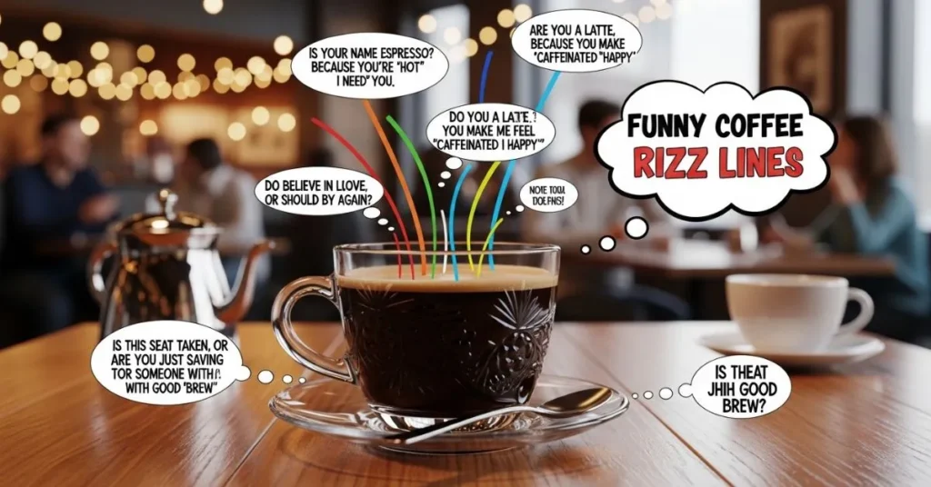 Funny Coffee Rizz Lines