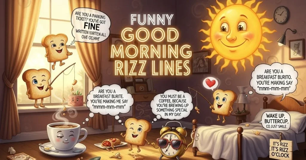 Funny Good Morning Rizz Lines