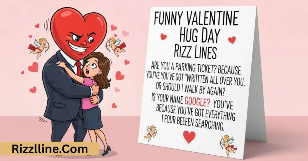 Funny Valentine Hug Day Rizz Lines