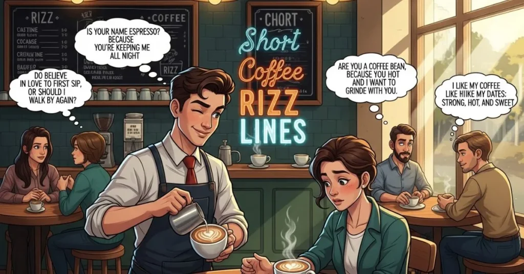 Short Coffee Rizz Lines