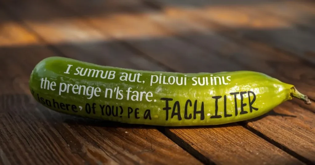 Short Pickle Rizz Lines